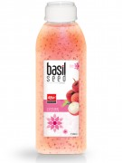 460ml Basil Seed drink  Lychee Flavor.